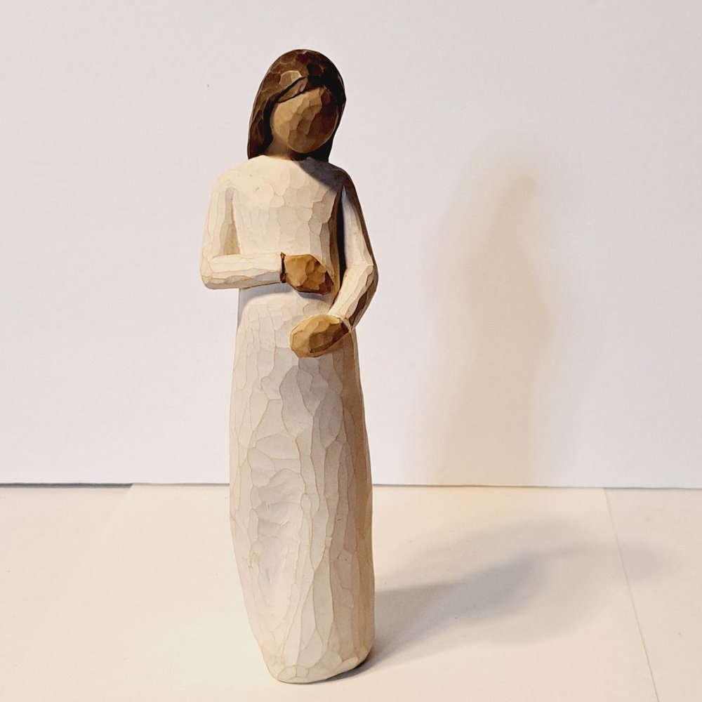 Willow Tree Cherish Pregnancy New Baby Figurine - Picture 2 of 8